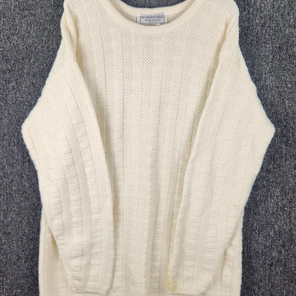 Women's Cream and White Jumper